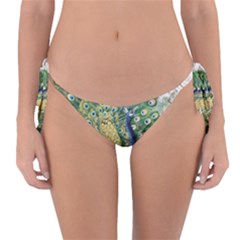 Peafowl Peacock Feather-beautiful Reversible Bikini Bottoms by Cowasu