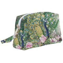 Peafowl Peacock Feather-beautiful Wristlet Pouch Bag (large) by Cowasu