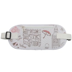 London-paris-drawing-vector-london-comics Rounded Waist Pouch by Cowasu