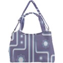 Pattern-non-seamless-background Double Compartment Shoulder Bag View1