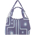 Pattern-non-seamless-background Double Compartment Shoulder Bag View2