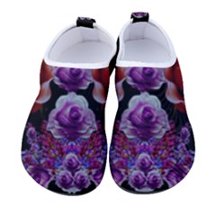 Night So Peaceful In The World Of Roses Men s Sock-style Water Shoes by pepitasart