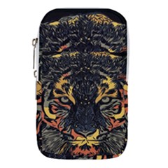 Tiger-predator-abstract-feline Waist Pouch (small) by Cowasu