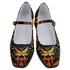 Tiger-predator-abstract-feline Women s Mary Jane Shoes by Cowasu