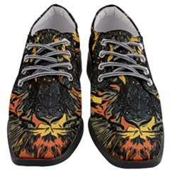 Tiger-predator-abstract-feline Women Heeled Oxford Shoes by Cowasu