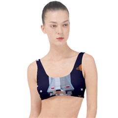 Rocket-space-universe-spaceship The Little Details Bikini Top by Cowasu