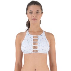 Blue Oxygen-bubbles-in-the-water Perfectly Cut Out Bikini Top by Sarkoni