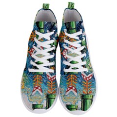 Game Starry Night Doctor Who Van Gogh Parody Men s Lightweight High Top Sneakers by Sarkoni