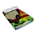 Cartoon Starry Night Art Van Gogh Parody Fitted Sheet (Full/ Double Size) View2