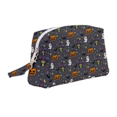 Halloween Pattern Bat Wristlet Pouch Bag (medium) by Bangk1t