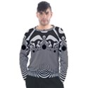 Pattern Illusion Fractal Mandelbrot Men s Long Sleeve Raglan T-Shirt View1