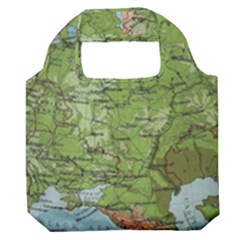 Map Earth World Russia Europe Premium Foldable Grocery Recycle Bag by Bangk1t