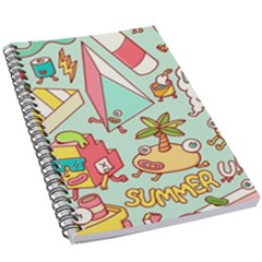 Summer Up Cute Doodle 5 5  X 8 5  Notebook by Bedest