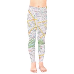 London City Map Kids  Classic Winter Leggings by Bedest