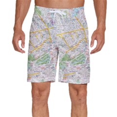 London City Map Men s Beach Shorts by Bedest