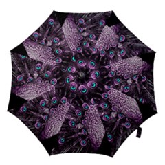 Purple Peacock Hook Handle Umbrellas (medium) by Bedest