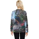 Peacock Art Painting Hidden Pocket Sweatshirt View2