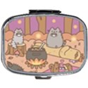 Pusheen Cute Fall The Cat Mini Square Pill Box View1