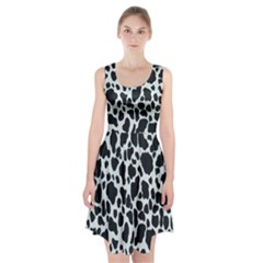 Black And White Cow Print 10 Cow Print, Hd Wallpaper Racerback Midi Dress by nateshop