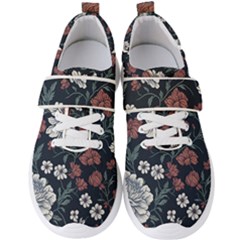 Flower Pattern Men s Velcro Strap Shoes by Bedest