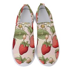 Strawberry Fruit Women s Slip On Sneakers by Bedest