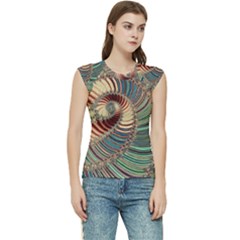 Fractal Strange Unknown Abstract Women s Raglan Cap Sleeve T-shirt by Proyonanggan