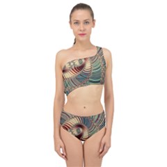 Fractal Strange Unknown Abstract Spliced Up Two Piece Swimsuit by Proyonanggan