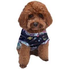 Abstract Painting Space Cartoon Dog T-shirt by Grandong