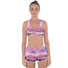 Aesthetic Landscape Vintage Cartoon Racerback Boyleg Bikini Set by Sarkoni