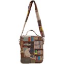 Library Aesthetic Crossbody Day Bag View3