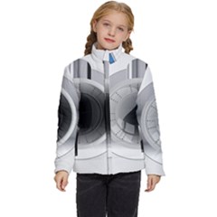 Washing Machines Home Electronic Kids  Puffer Bubble Jacket Coat by Sarkoni