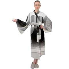 Washing Machines Home Electronic Maxi Velvet Kimono by Sarkoni