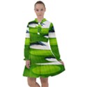 Golf Course Par Green All Frills Chiffon Dress View1