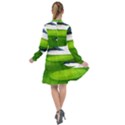 Golf Course Par Green All Frills Chiffon Dress View2