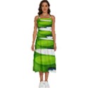 Golf Course Par Green Sleeveless Shoulder Straps Boho Dress View1