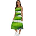 Golf Course Par Green Sleeveless Shoulder Straps Boho Dress View2