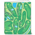 Golf Course Par Golf Course Green 8  x 10  Softcover Notebook View1