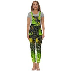 Machine Technology Circuit Electronic Computer Technics Detail Psychedelic Abstract Pattern Women s Pinafore Overalls Jumpsuit by Sarkoni