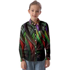 Abstract Psychedelic Kids  Long Sleeve Shirt by Sarkoni