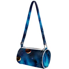 3d Universe Space Star Planet Mini Cylinder Bag by Grandong