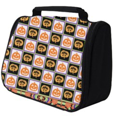 Chess Halloween Pattern Full Print Travel Pouch (big) by Ndabl3x