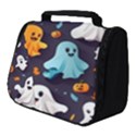 Ghost Pumpkin Scary Full Print Travel Pouch (Small) View1