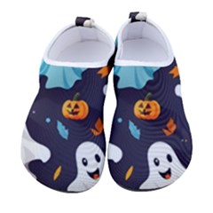 Ghost Pumpkin Scary Men s Sock-style Water Shoes by Ndabl3x