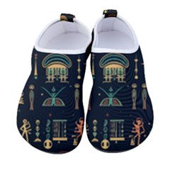 Hieroglyphs Space Kids  Sock-style Water Shoes by Ndabl3x