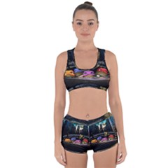 Teenage Mutant Ninja Turtles Leonardo Raphael Michelangelo Donatello Racerback Boyleg Bikini Set by Sarkoni