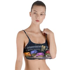 Teenage Mutant Ninja Turtles Leonardo Raphael Michelangelo Donatello Layered Top Bikini Top  by Sarkoni