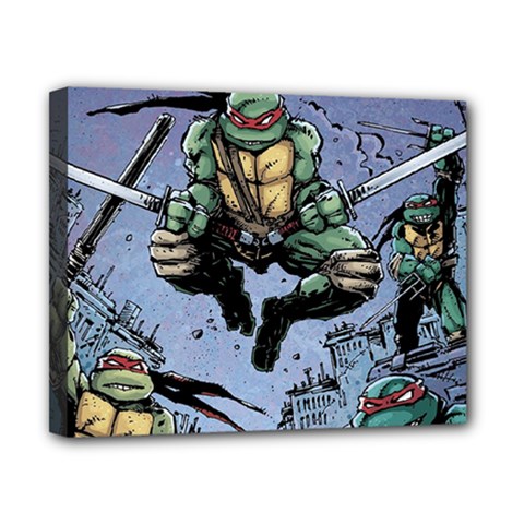 Teenage Mutant Ninja Turtles Comics Canvas 10  X 8  (stretched) by Sarkoni