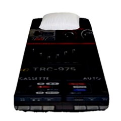 Daft Punk Boombox Fitted Sheet (single Size) by Sarkoni