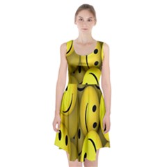 Emoji, Colour, Faces, Smile, Wallpaper Racerback Midi Dress by nateshop