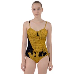 Yellow Best, Black, Black And White, Emoji High Sweetheart Tankini Set by nateshop